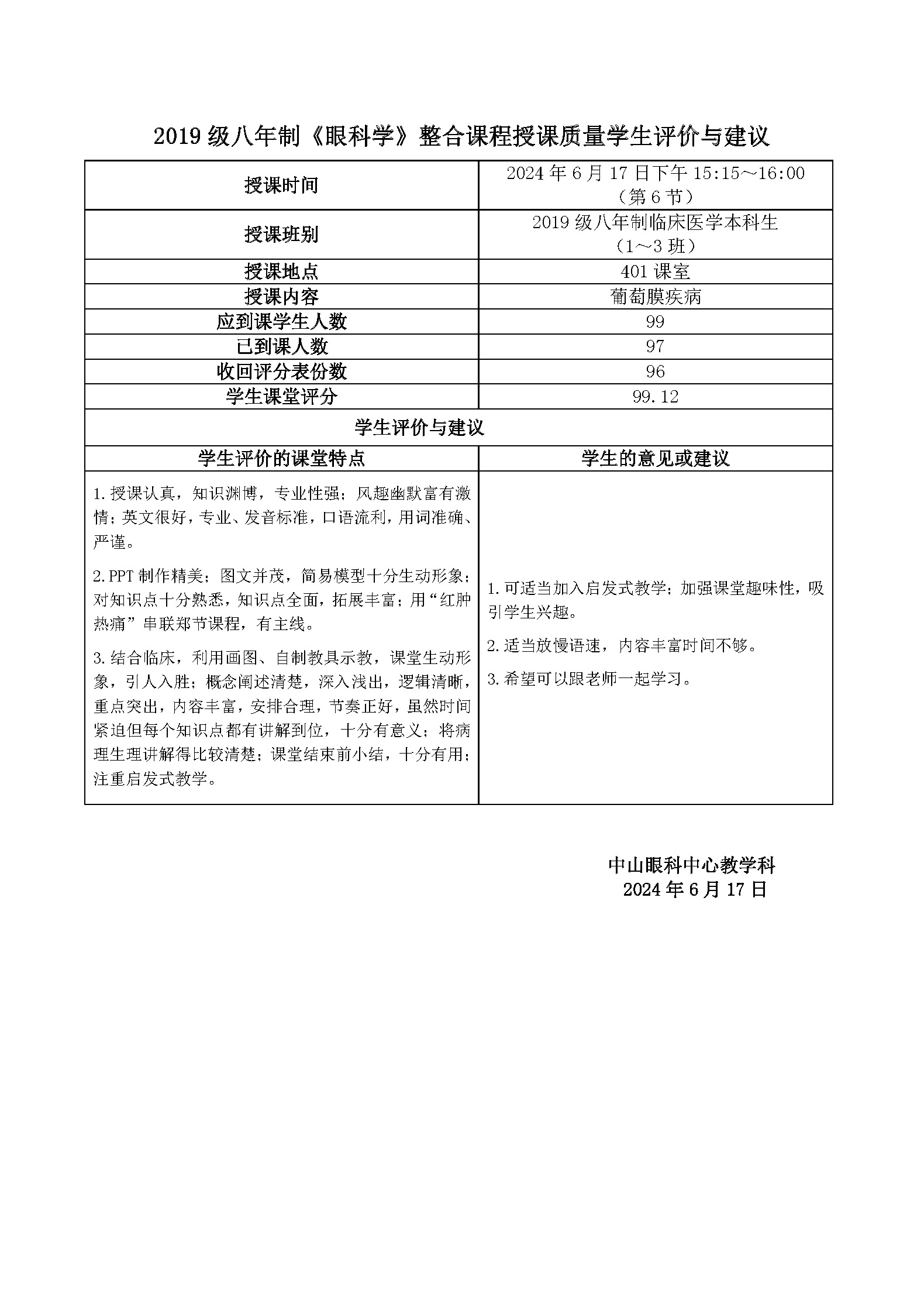 7 葡萄膜疾病-2019级八年制《眼科学》整合课程授课质量学生评价与建议.jpg